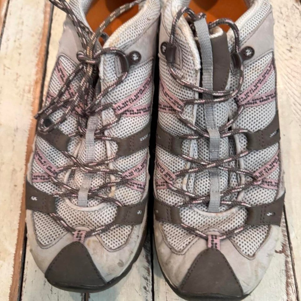 Merrell Siren Sport Elephant Hiking Shoes Womens 11 Gray Pink J13880 Vibram